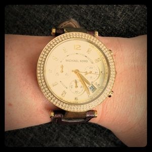 Michael Kors Leather Watch